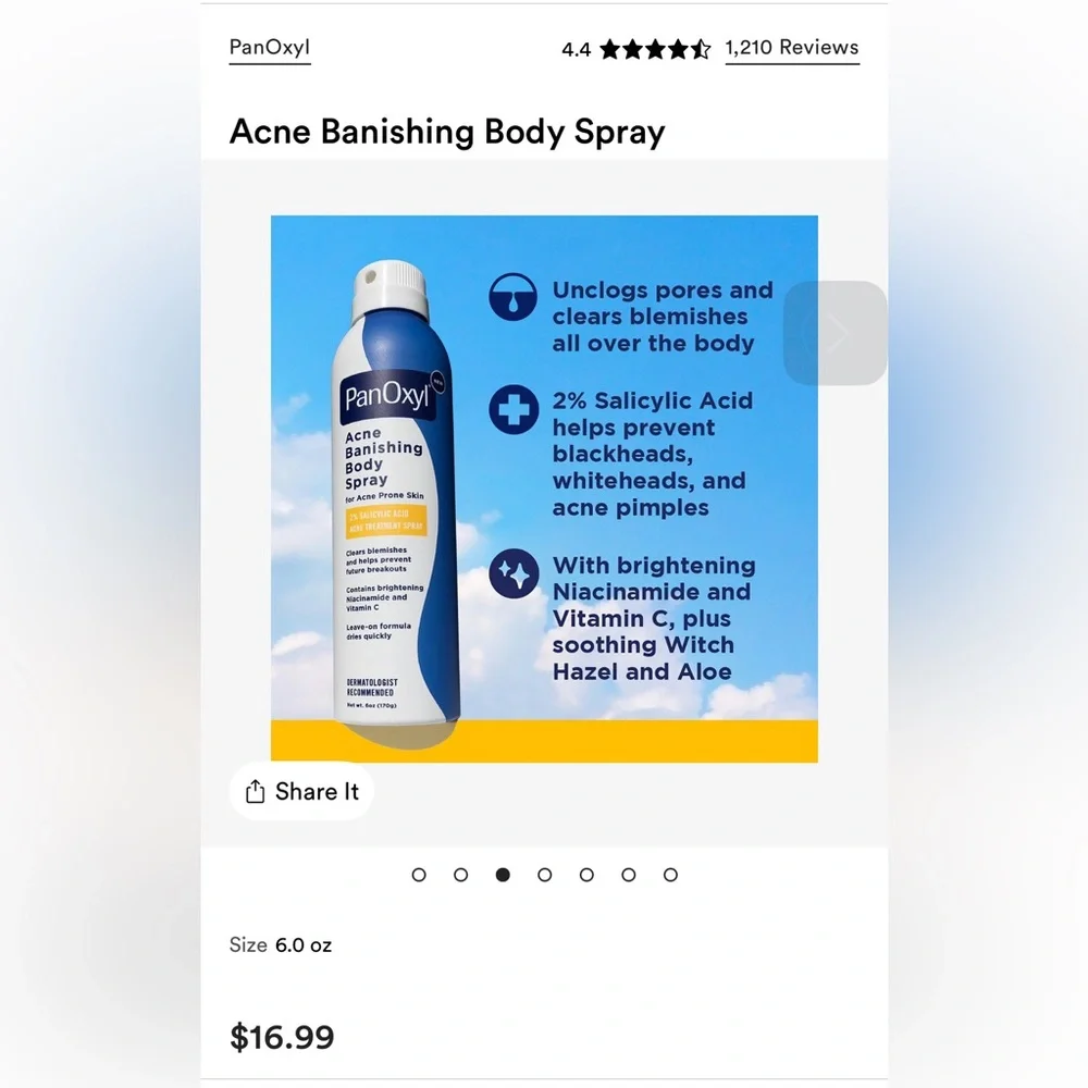 Sale! New Sealed Body Bacne Spray Treatments - Dermalogica Clear Start & PanOxyl